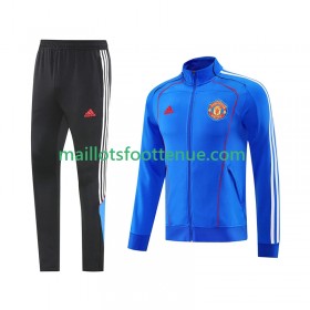 Manchester United Ensemble Vestes d'entrainement Bleu 2025/2026